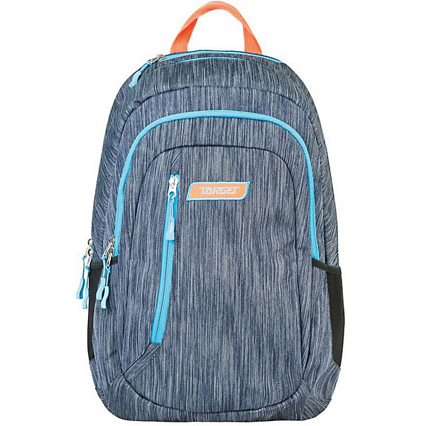 

Рюкзак 2 zip Target Collection "Титаниум", Синий