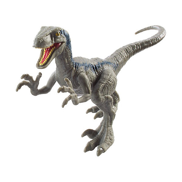 фото Фигурка динозавра Jurassic World "Атакующая стая", Велоцираптор синий Mattel