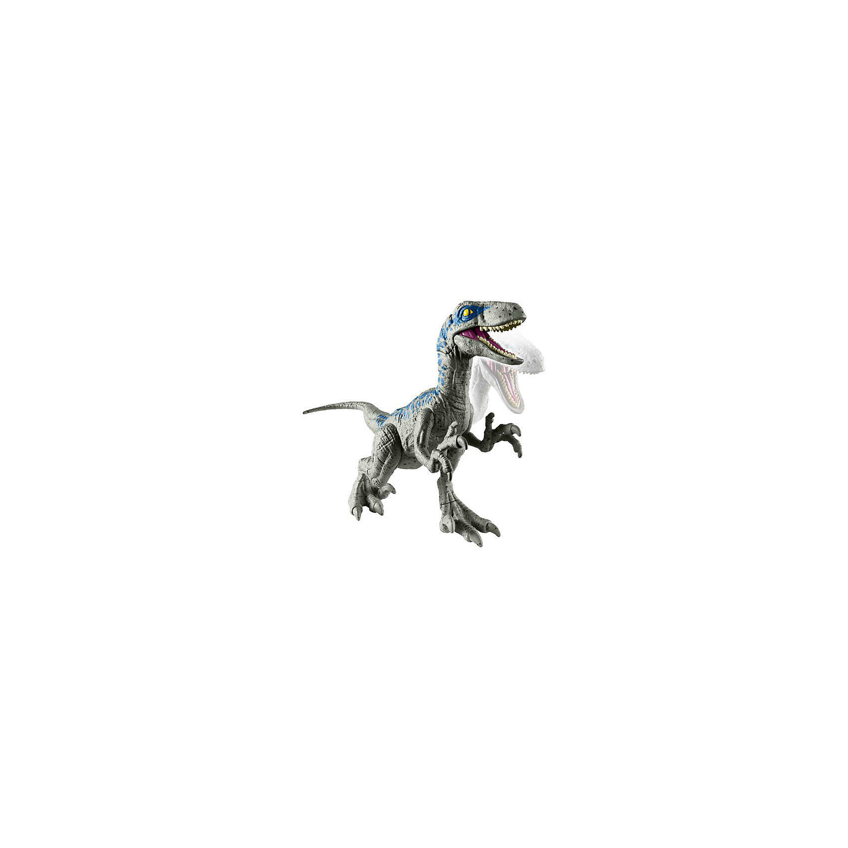 фото Фигурка динозавра Jurassic World "Атакующая стая", Велоцираптор синий Mattel