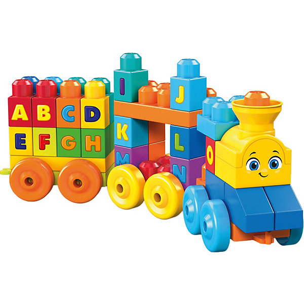 Обучающий поезд Mega Bloks "Алфавит" Mattel 8398067
