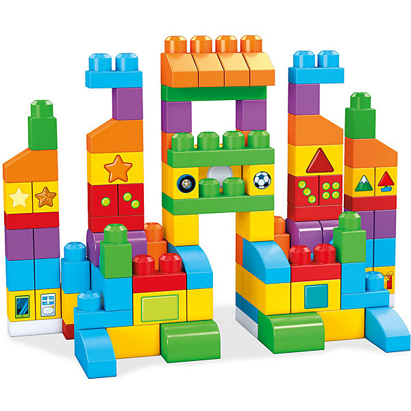 Конструктор MEGA BLOKS Набор Обучающих блоков, 150 деталей Mattel 8398069