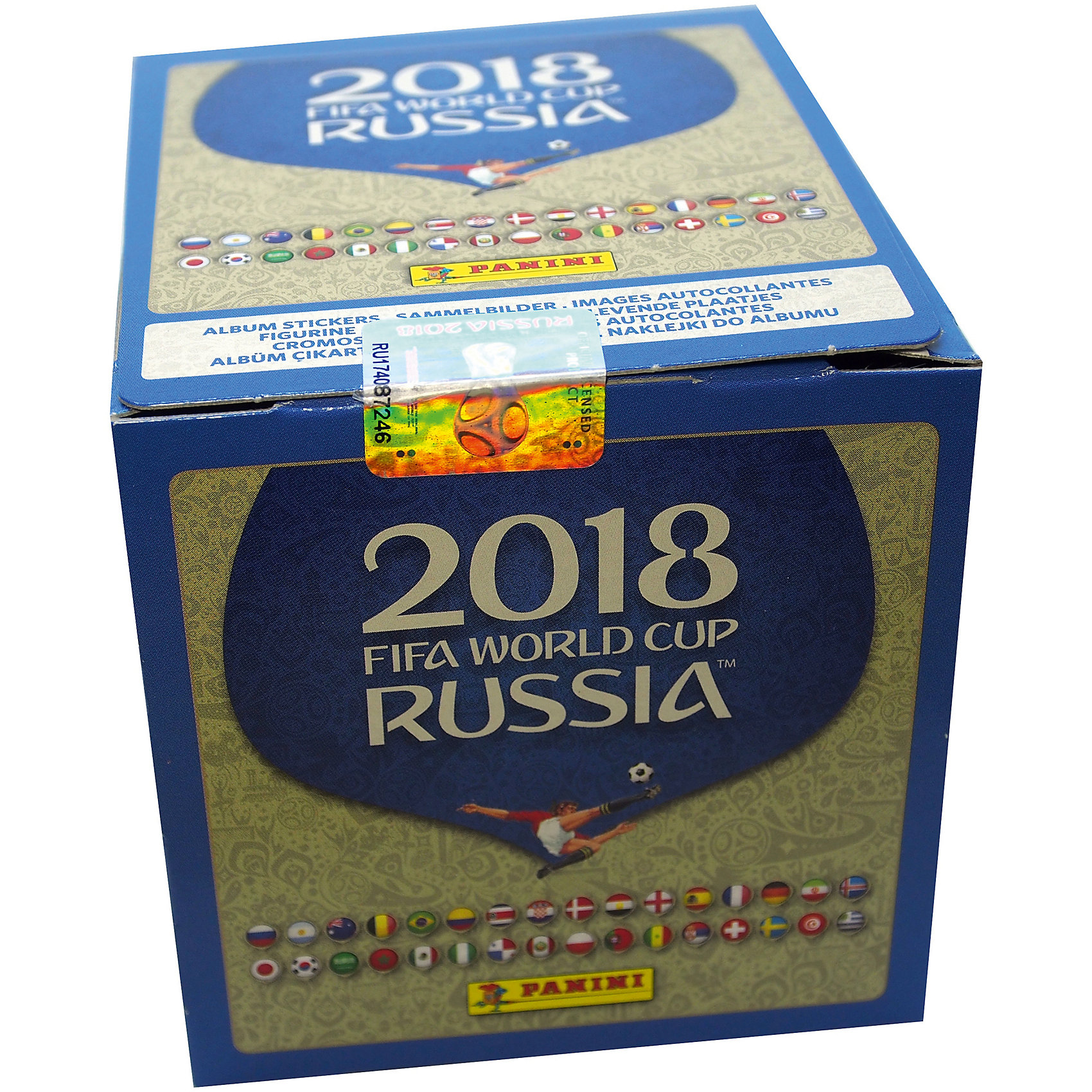 фото Наклейки Panini "FIFA-2018", 50 пакетов по 5 наклеек