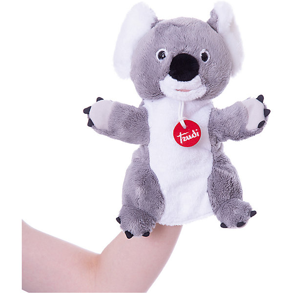 

Мягкая игрушка на руку Trudi Коала, 25 см, Серый