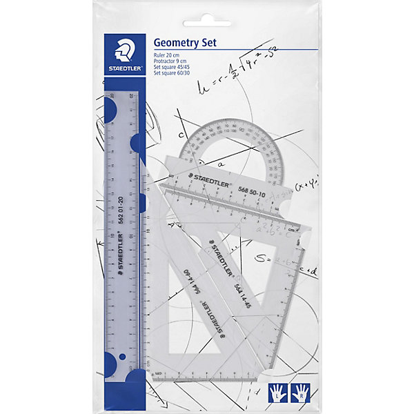 

Набор для геометрии Staedtler, 4 предмета, Белый, Набор для геометрии Staedtler, 4 предмета