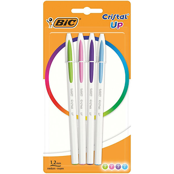 

Ручка шариковая BIC «Cristal Up Fun», 4 цвета, Разноцветный