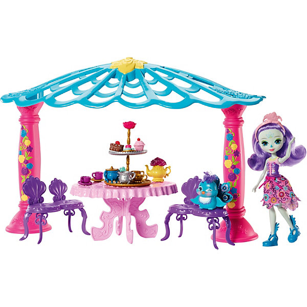 

Набор с куклой Enchantimals Чаепитие Пэттер Павлины и Флэпа