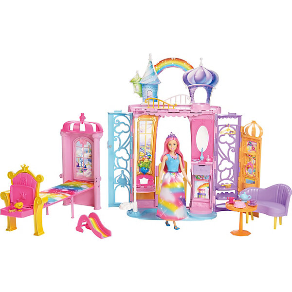

Домик для куклы Barbie Переносной радужный дворец