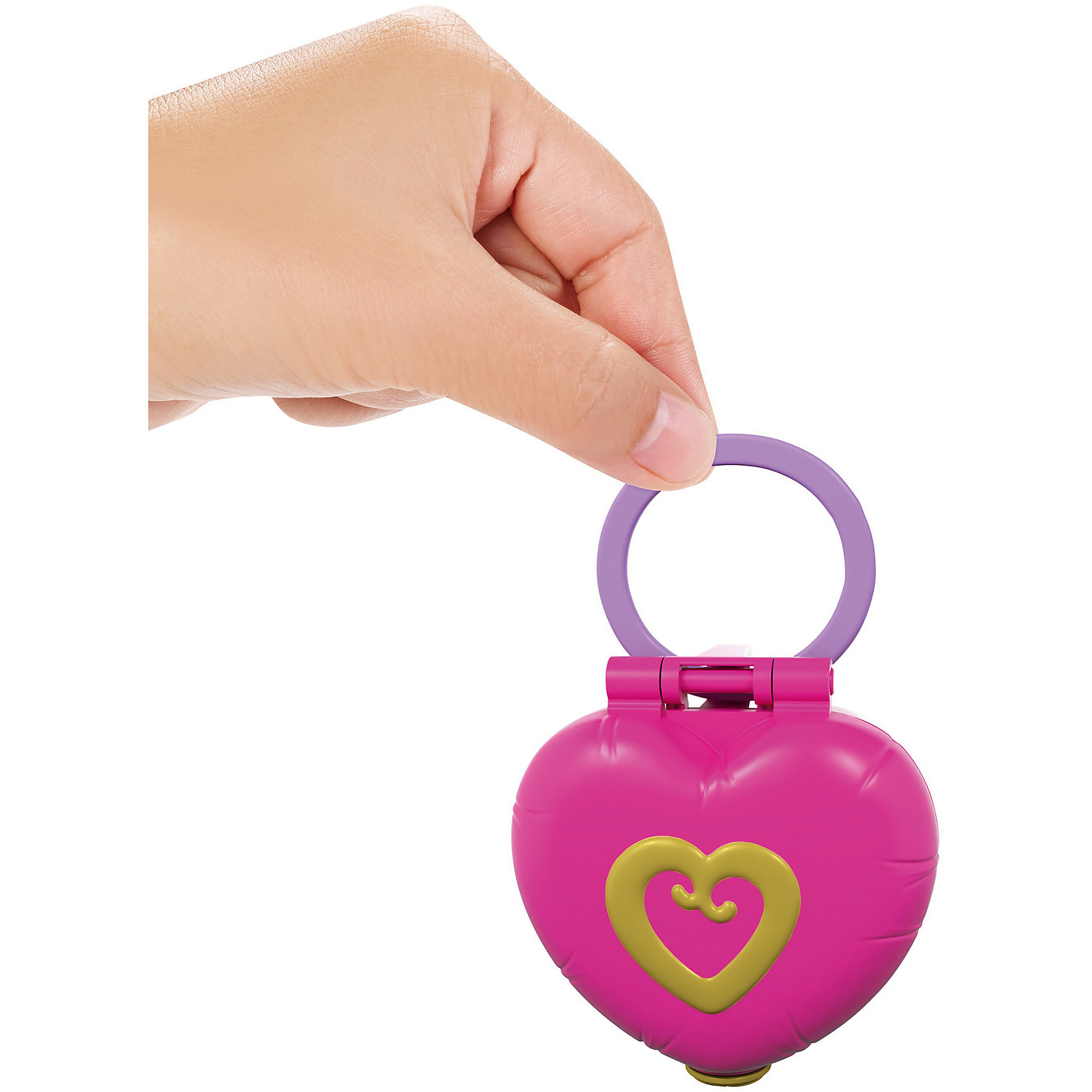 

Игровой набор Polly Pocket Smart Stick, розовое сердце
