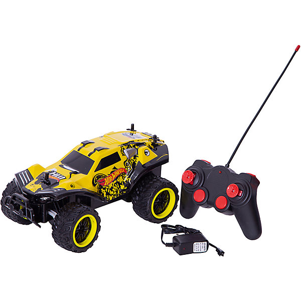 

Радиоуправляемая машинка 1toy "Hot Wheels" Багги бигвил, жёлтая, Желтый