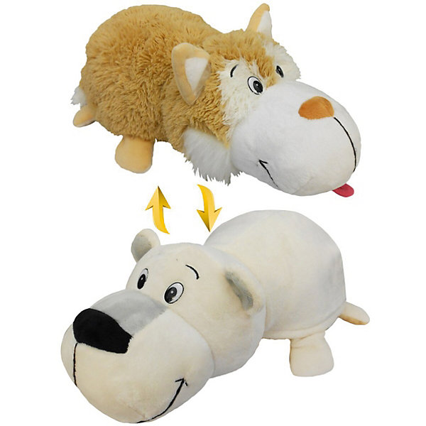 

Мягкая игрушка-вывернушка 1toy Бежевый хаски - Полярный медведь, 40 см, Разноцветный, Мягкая игрушка-вывернушка 1toy Бежевый хаски - Полярный медведь, 40 см