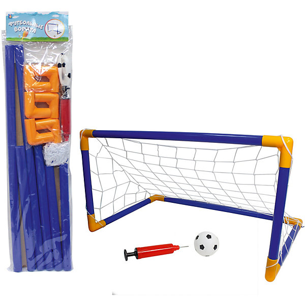 

Игровой набор 1toy "Футбольные ворота" мяч, насос, Разноцветный, Игровой набор 1toy "Футбольные ворота" мяч, насос