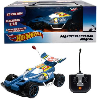Радиоуправляемая машинка 1toy Hot Wheels Багги, синяя 1:18, артикул:8422651 - Радиоуправляемые игрушки Радиоуправляемая машинка 1toy Hot Wheels Багги, синяя 1:18, артикул:8422651 - Радиоуправляемые игрушки