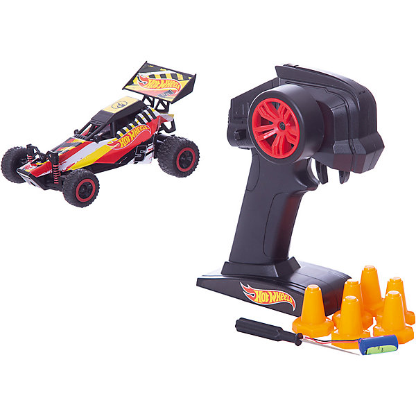 

Радиоуправляемая машинка 1toy "Hot Wheels" Багги, красная 1:32, Красный
