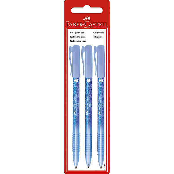 

Шариковая ручка Faber-Castell «СХ5», 3 шт, Синий