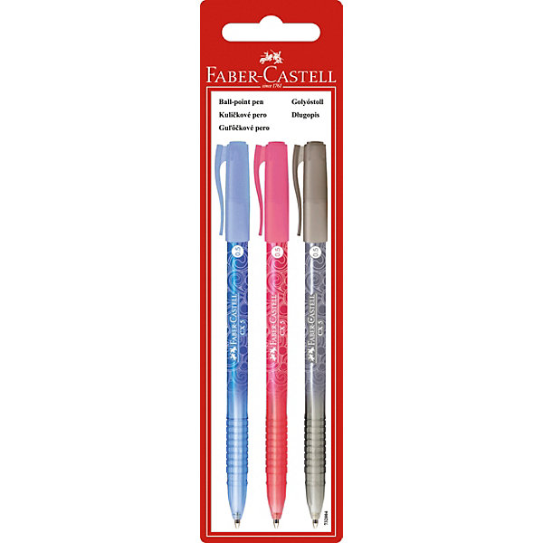 

Шариковая ручка Faber-Castell «СХ5», 3 шт, Разноцветный