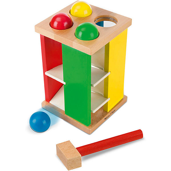 

Игра с молотком Melissa & Doug, Разноцветный, Игра с молотком Melissa & Doug