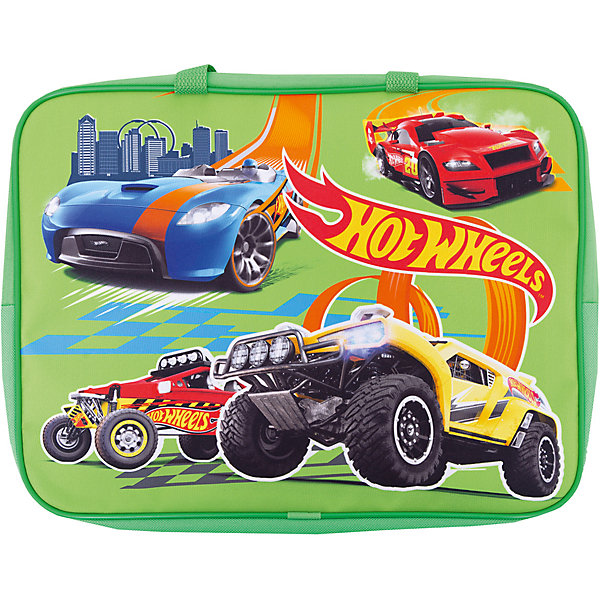 

Папка-сумка с ручками Centrum «Hot Wheels», А4, зеленый, Папка-сумка с ручками Centrum «Hot Wheels», А4,