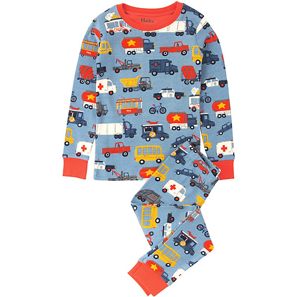 

Пижама Hatley для мальчика, Голубой, Пижама Hatley для мальчика