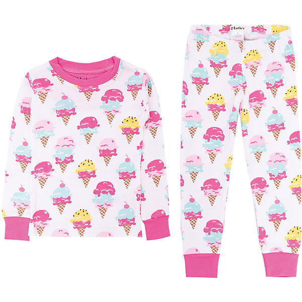 

Пижама Hatley для девочки, Белый, Пижама Hatley для девочки