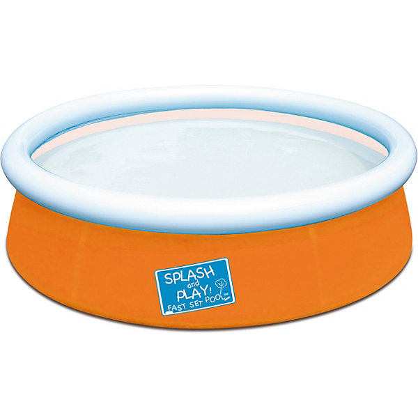 

Бассейн с надувным бортом цветной, Bestway, оранжевый, Бассейн с надувным бортом цветной, Bestway,