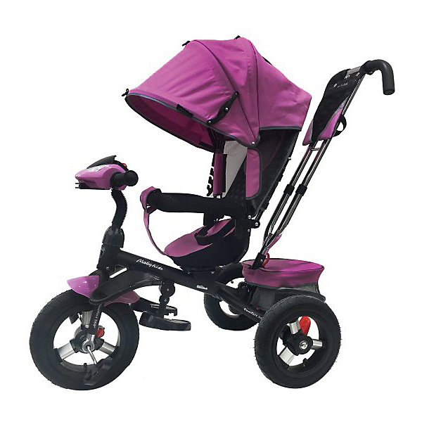 

Трехколесный велосипед Moby Kids "Comfort 360° AIR, 12x10, лиловый, Розовый/розовый