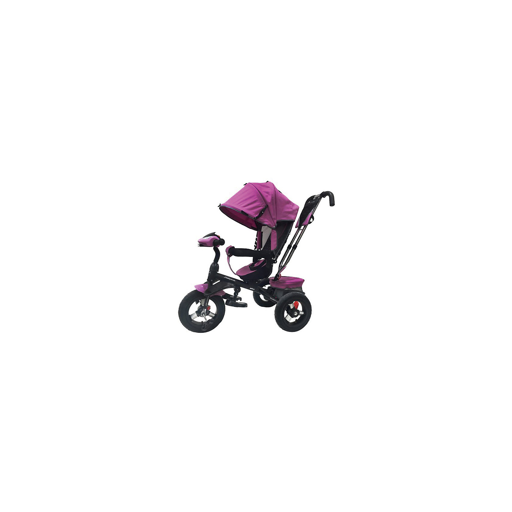 фото Трехколесный велосипед Moby Kids "Comfort 360° AIR, 12x10, лиловый