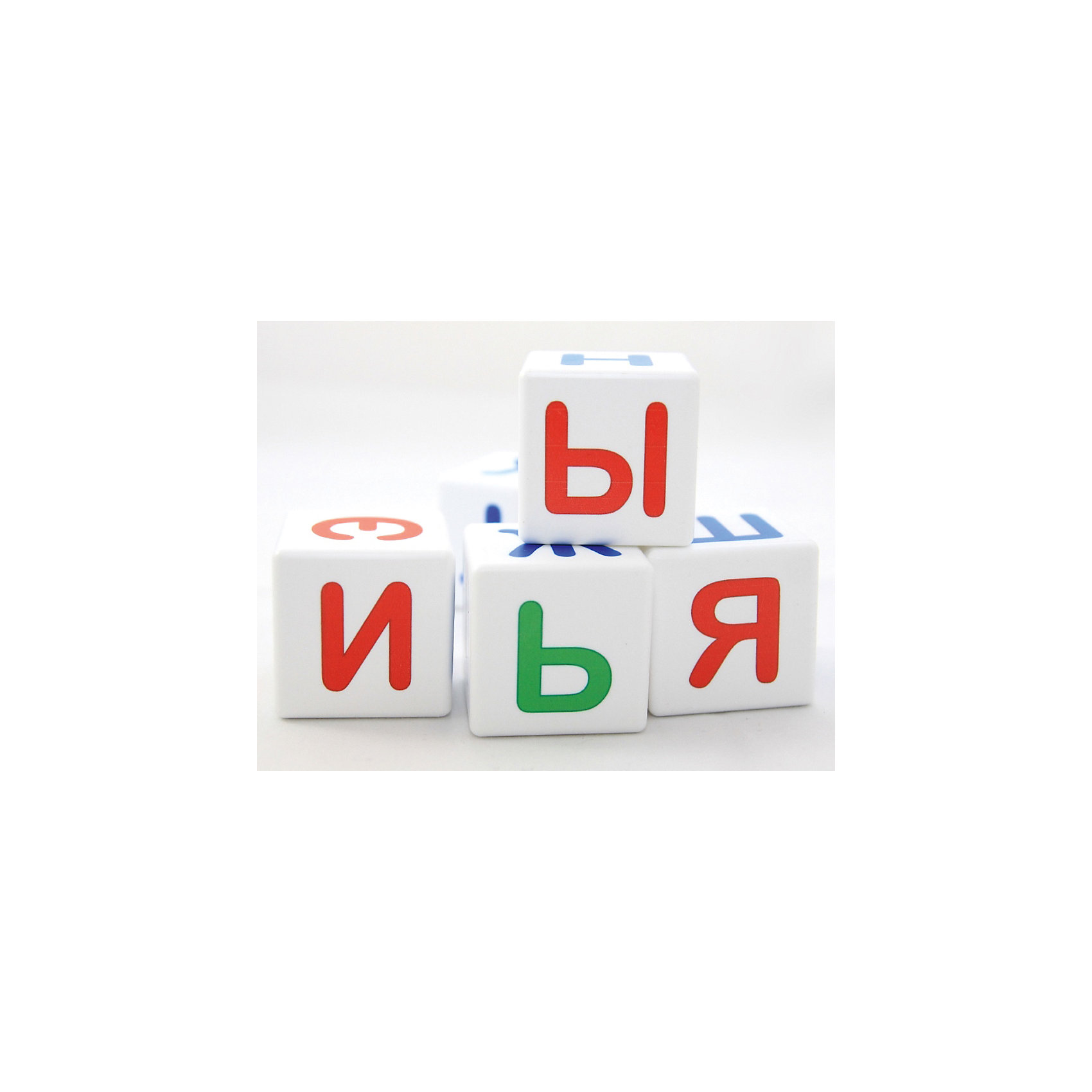 фото Кубики Десятое королевство "Учись играя" Азбука 12 шт., без обклейки
