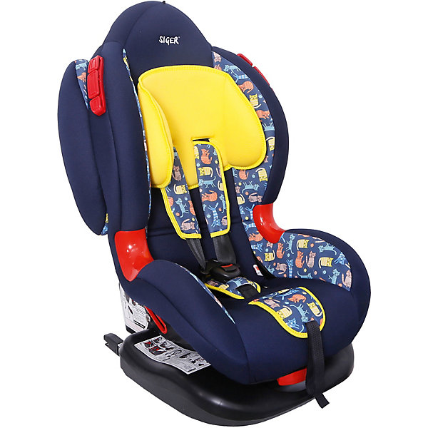 

Автокресло Siger Кокон Isofix, 9-25 кг, Котики