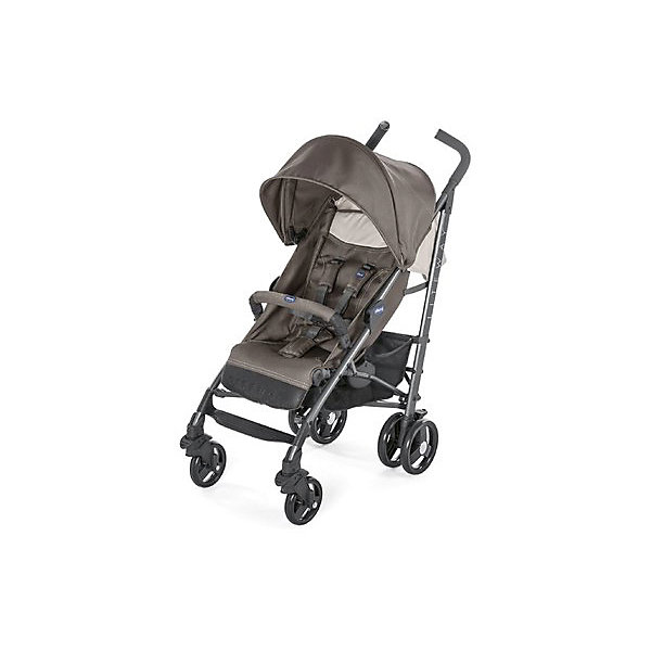 

Коляска-трость Chicco "Lite Way 3 Top" Dove Grey, с бампером, Бежевый