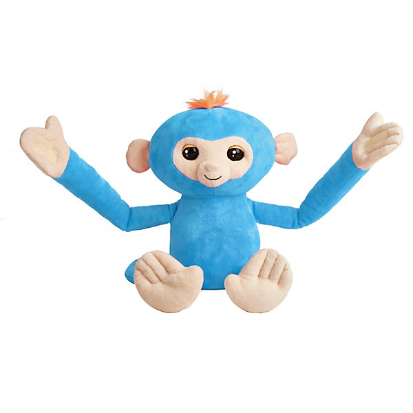 

Обезьянка-обнимашка WowWee Fingerlings, голубая, Синий