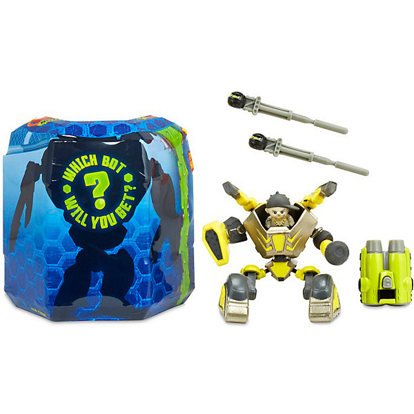

Игровой набор MGA Entertainment "Ready2Robot" Две капсулы, Крепыш и оружие
