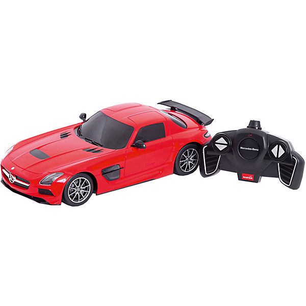 

Радиоуправляемая машинка Rastar "Mercedes-Benz SLS AMG", 1:18, красная, Красный
