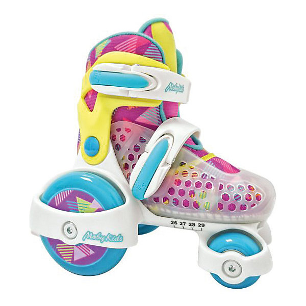 

Роликовые коньки Moby Kids розовые, Розовый