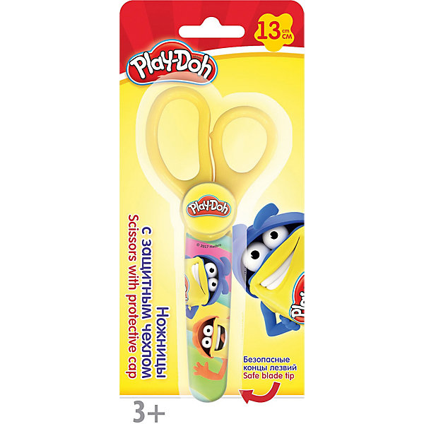 

Ножницы Darpeje "Play-Doh", 13 см, Желтый, Ножницы Darpeje "Play-Doh", 13 см