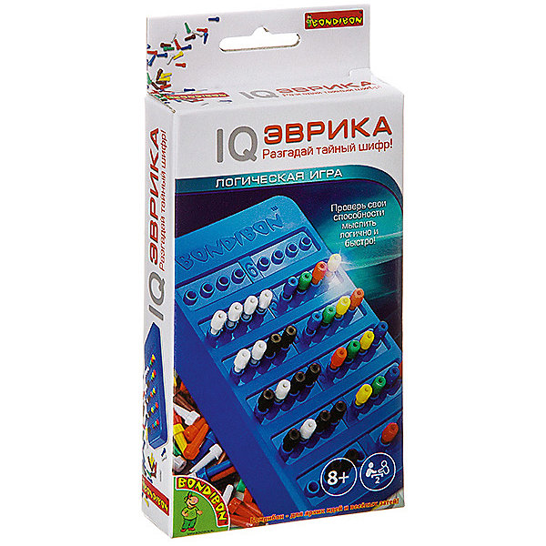 

Логическая игра Bondibon "IQ Эврика, Разноцветный, Логическая игра Bondibon "IQ Эврика"