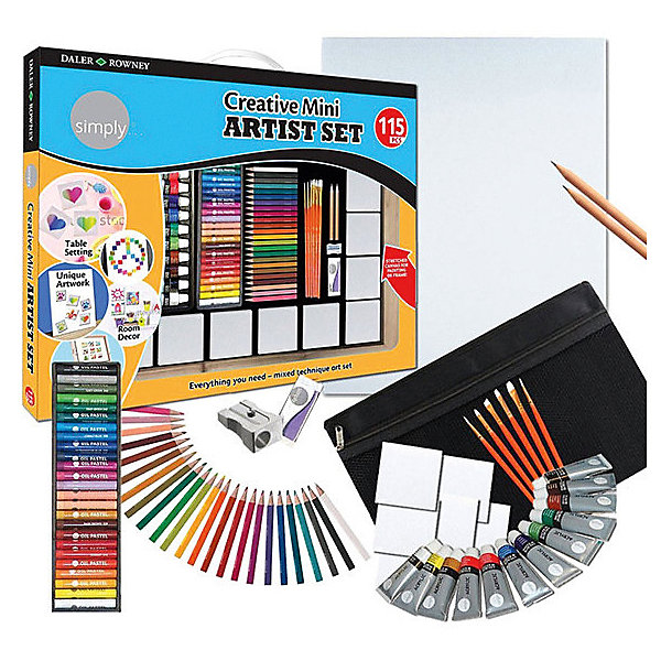 

Художественный набор Daler Rowney "Simply", 115 предметов, Разноцветный
