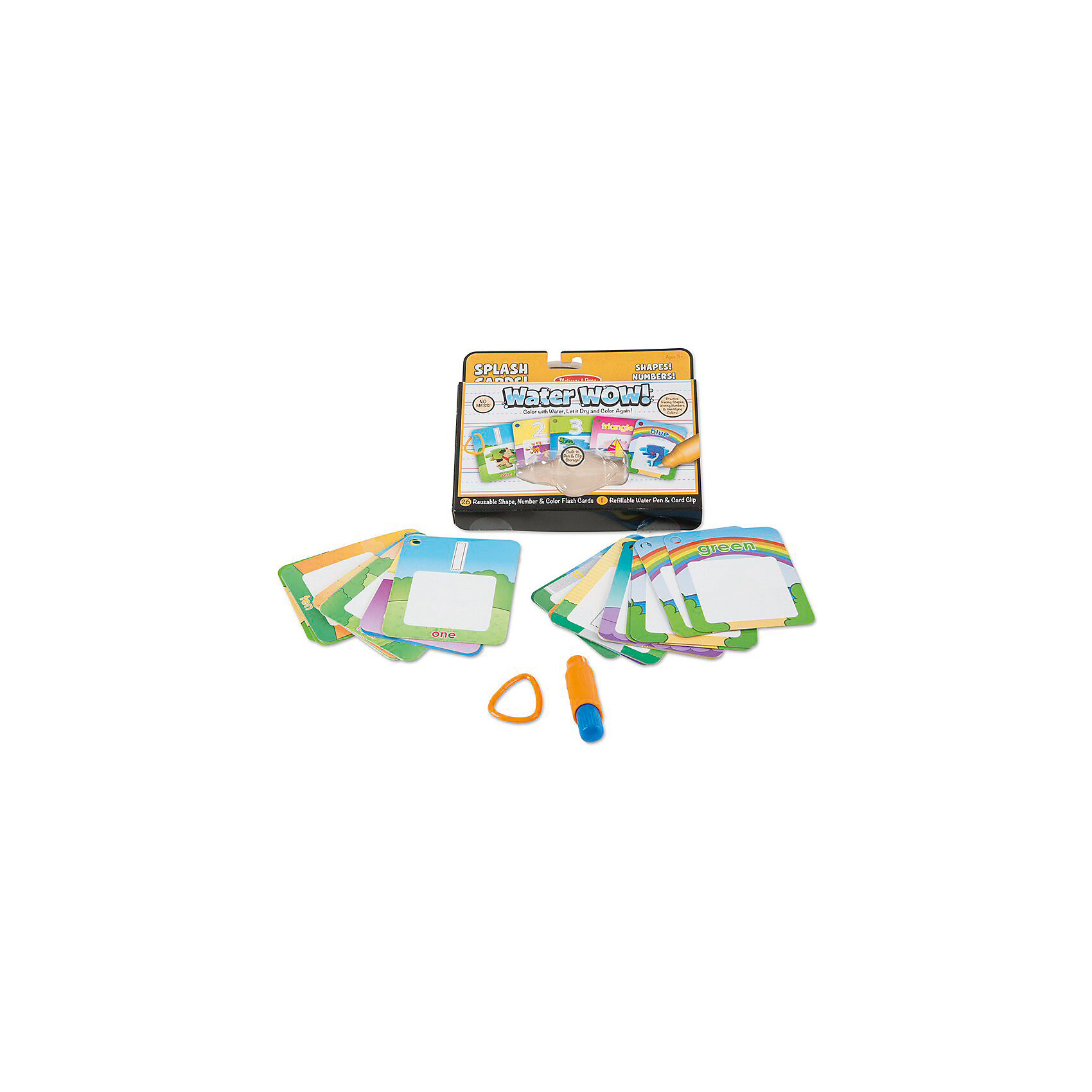 

Водная раскраска Melissa & Doug "Карточки "Формы, числа и цвета"