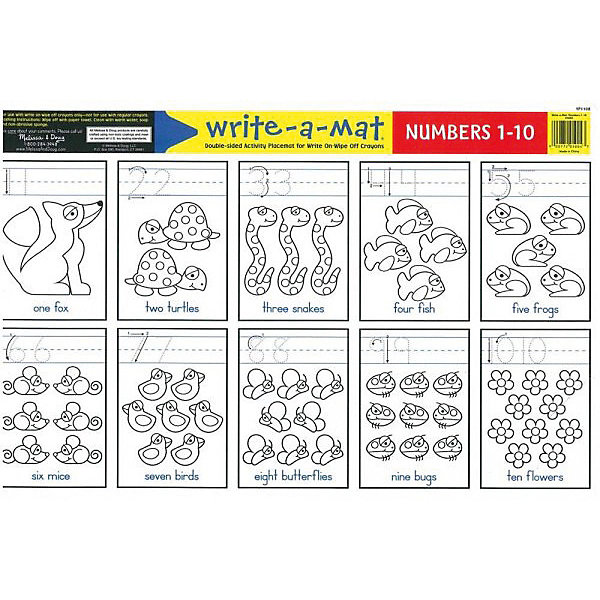 фото Обучающий коврик Melissa & Doug "Цифры"