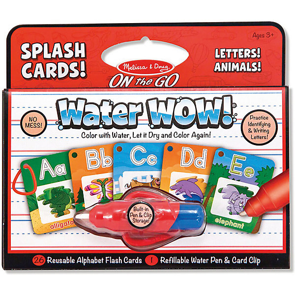 

Водная раскраска Melissa & Doug "Карточки "Алфавит, Водная раскраска Melissa & Doug "Карточки "Алфавит"