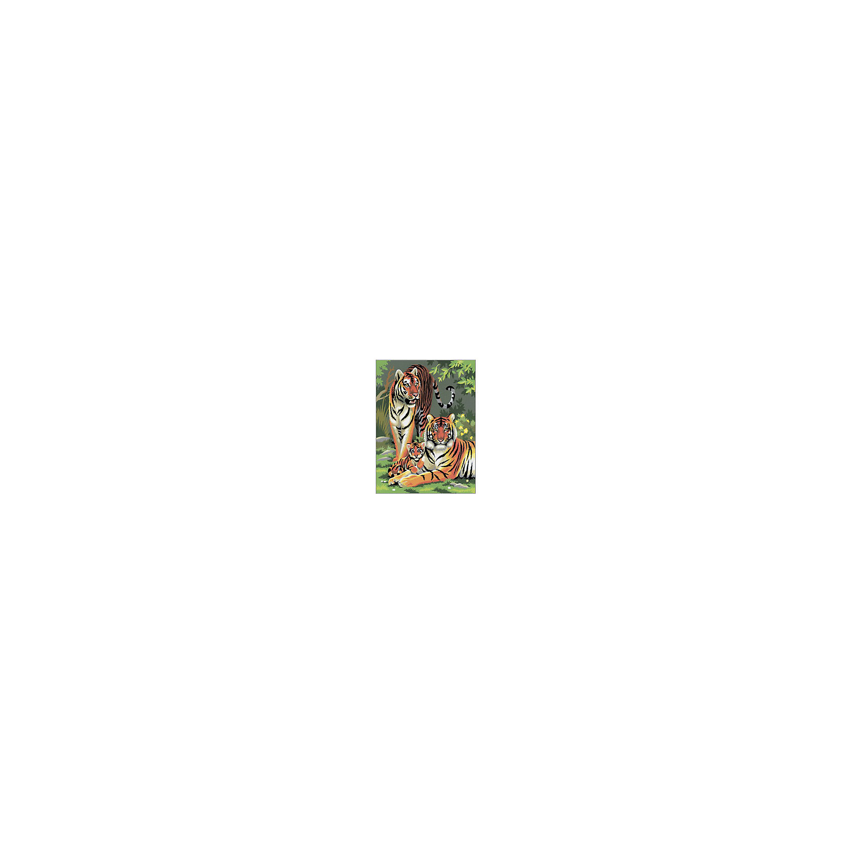 фото Картина по номерам Royal&Langnickel "Тигры", 22х29 см