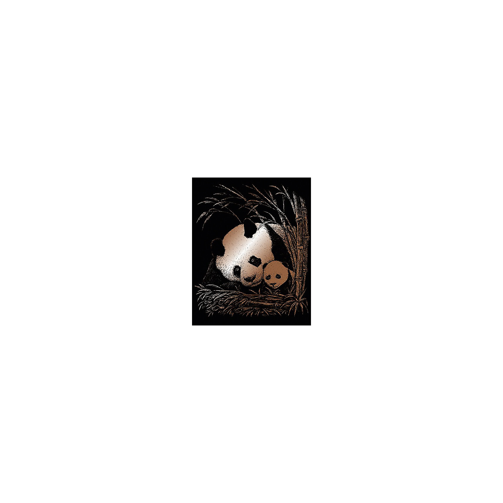 фото Гравюра Royal&Langnickel "Панда с малышом", медь