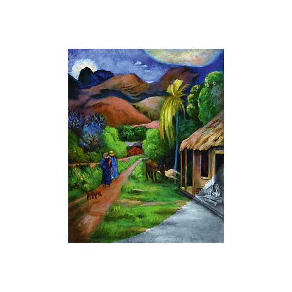фото Картина по номерам на холсте Гризайль Royal&Langnickel "Горная дорога", 28х35 см