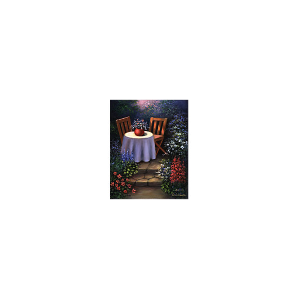 фото Картина по номерам на холсте Гризайль Royal&Langnickel "В саду", 28х35 см