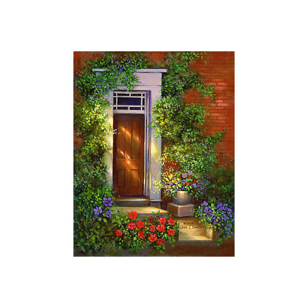 фото Картина по номерам на холсте Гризайль Royal&Langnickel "Улица Роз", 28х35 см