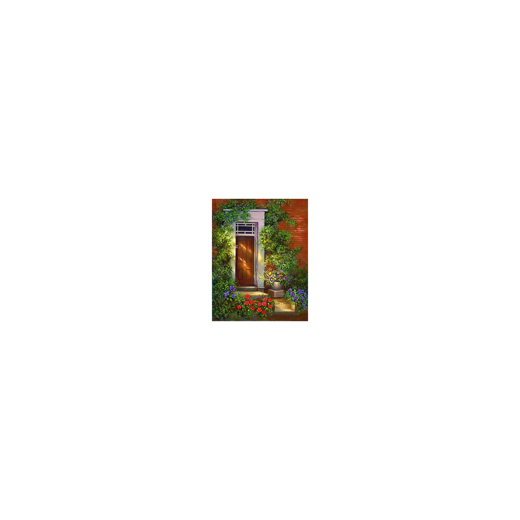 фото Картина по номерам на холсте Гризайль Royal&Langnickel "Улица Роз", 28х35 см