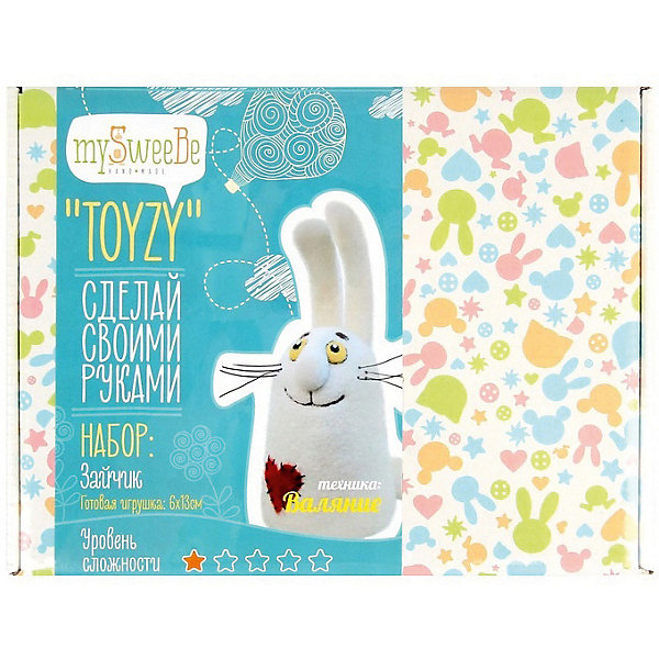 

Набор для валяния Toyzy "Зайчик", Разноцветный