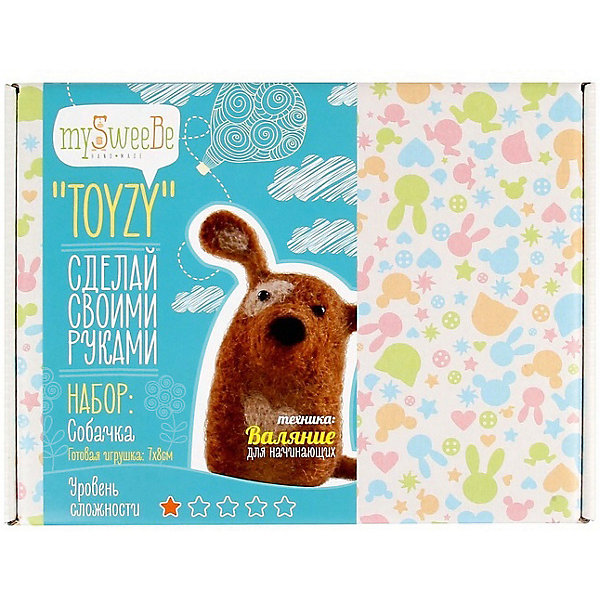 

Набор для валяния Toyzy "Собачка", Разноцветный