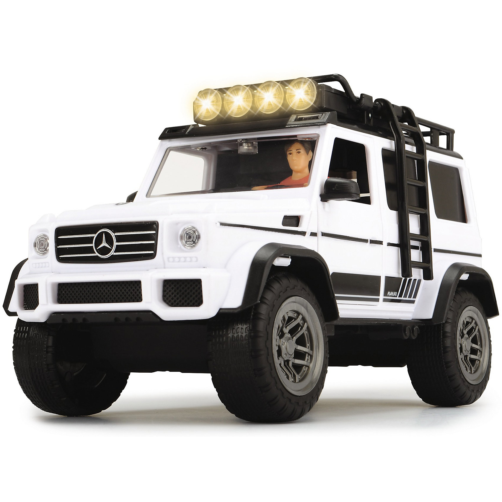 фото Игровой набор dickie toys "искатели приключений" mb amg 500 4x4 playlife, 23 см