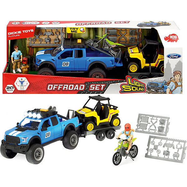 Dickie Toys Игровой набор покорителя бездорожья Dickie Toys PlayLife игровой набор dickie toys playlife набор туриста