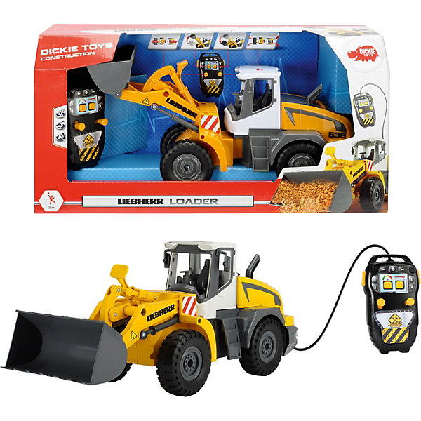 

Экскаватор Liebherr Dickie Toys на дистанционном управлении, 40 см, Weiß/beige, Экскаватор Liebherr Dickie Toys на дистанционном управлении, 40 см